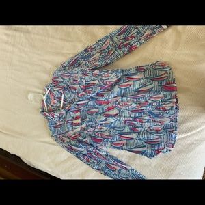 Colorful button down